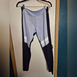 727 NYLORA Leggings in Light Blue and Navy